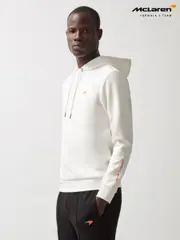 Reiss White Apex McLaren F1 Team Interlock Hoodie (AN4996) | $280