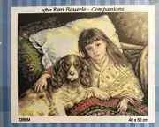 Printed needlepoint tapestry Canvas Only Orchidea 40x50 Cm Companions