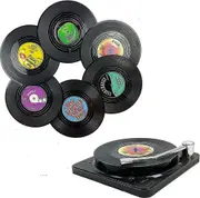 Music Coasters , Set Of 6 Drink Coasters For Music Lovers
