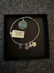 Alex And Ani Free Spirit Charm Bangle SS