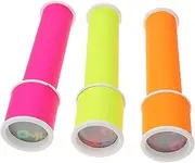 JUMPLAWN Stem Toys for Boys and Girls 3 Sets Children Kaleidoscope Kit Creative DIY Toys Random Color