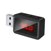 Car Bluetooth 5.3 FM Transmitter USB Audio Adapter Hands- Calling with MIC4140