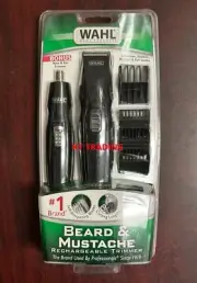 WAHL 5707 BEARD NOSE EAR Cordless RECHARGEABLE Self-Sharpening Precision Trimmer
