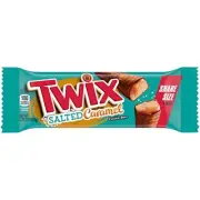 Mars Twix Salted Caramel Chocolate Cookie Bars, 2.8 Ounce Share Size Pack - 2...