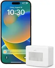 Onvis Motion Sensor Thread for Apple HomeKit, PIR Motion Detector with Light Sensor, Temperature and Humidity Gauge, Scheduled Detection, for Alert System and Automation