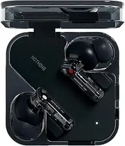 Nothing Ear Wireless Earbuds with ChatGPT Integration, Smart ANC, Hi-Res Audio with LDAC & LHDC, 11mm Dynamic Bass Boost, 40.5H Playtime, 6 Mics for Calls Headphones, Wireless Charging Black