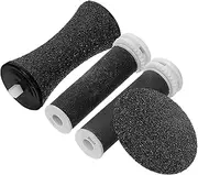 Replacement Roller Heads for Electric Foot File Grinders 4 Pcs Tool Refill Rollers Comfortable Foot Care