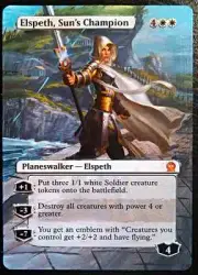 Elspeth, Sun's Champion - Full art / Altered