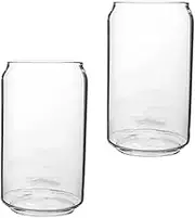 UTHCLO 2pcs Creative Wine Cup Glass Stylish Drinking Container for Milk Tea Water Beer Decor