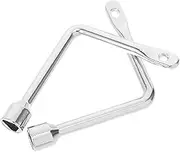 Cabilock 2 Pcs Zinc Alloy Triangle Wrench Key For Electrical Cabinets Water Meters Elevators And Valves Tool For Industrial Maintenance, For Convenience
