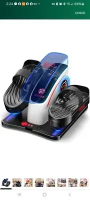 Under Desk Elliptical Exercise Machine Ellipse LegExerciser 15 Adjustable Speeds