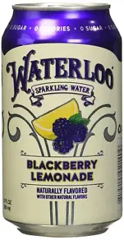 Waterloo Sparkling Water Blackberry Lemonade Naturally Flavored Zero Calories...