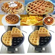 Intbuying Nonstick 110V Electric Rotated Waffle Maker Making Machine