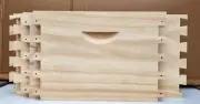 8 Frame Full Depth Beehive Super Bee Hive Box Dovetail Joint Boxes Super X 4pcs