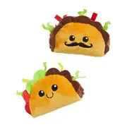 All Day Kitty Kitchen Beef Taco Cat Toy 2PK