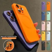 Shockproof Magnetic Case For iPhone 16 15 14Pro Max 13 12 11 Silicone Soft Cover