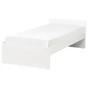 VIHALS bed frame, white, Single