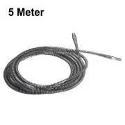 Pipe Dredging Tool Set Spring Sink Cleaner 5 Meter Electric Drill Drain Dredging