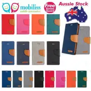 Genuine Mercury Goospery Canvas Diary Wallet Case for iPhone 7 Plus /8 Plus