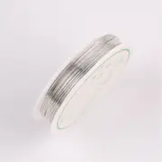 Silver 2 Rolls Beading Wire Jewelry Making Wire Handmade Craft Cord String DIY Jewelry