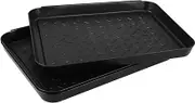 ULTECHNOVO 3pcs Large Boot Tray Heavy Duty Plastic Shoe Mat for Indoor Entryway Non Slip Dog for Sneakers Dress Shoes Boots