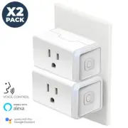 Smart Home Smart Plug Wi-Fi Outlet Voice Control Work with Alexa Google Home 2PK