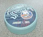 Seattle Kraken vs New York Islanders Game Day Match-Up Puck 1-1-2023