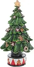 GRADENEVE Christmas Tree Decoration Mini Pinecones for Crafts Mini Trees for Crafts Pine Cone Tableware Holiday Decor Desktop Decorations Green Resin