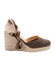 Castañer Carina Ankle-Strap Wedge Espadrilles 36,37,38,40 brown