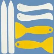 6 Pcs Bone Folders Crease Makers, Scoring tool Paper Creaser Making Paper Crafts