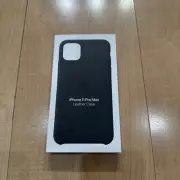 Apple Leather Case For iPhone 11 Pro/ iPhone 11 Pro Max - Black