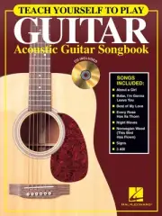 Teach Yourself Play Acoustic Guitar Songbook Hal Leonard Play-Along Book CD Pack