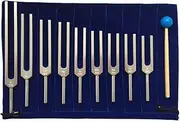 Solfeggio Tuning Fork Set - 9 Tuning Forks - Perfect for DNA Healing, Chakra, Sound Therapy, Spiritual (Gift box packing.)
