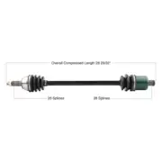 Tytaneum Standard Complete Axle Polaris RZR XP 1000/RZR XP 4 1000 2014-2017