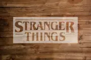 Strong Disposable High Quality Stranger Things Stencil