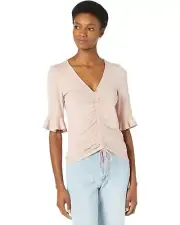 Buffalo David Bitton Adobe Rose Tinley V-Neck Women T Shirts