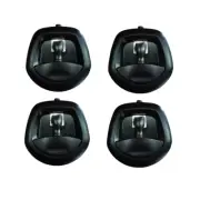 4x Black Whale Tail T Handle Lock Latch/Compression Lock Trailer Ute Canopy
