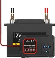 Battery Inverters for Vehicles,Battery Inverter Charging Port Vehicle Adapter Outlet | Intelligent Road Trip Charger, Plug-in Adapter for Cell Phones, Drones