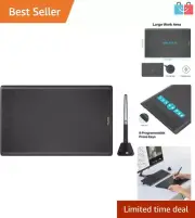 Inspiroy H610X Drawing Tablet - 10x6 Inch with Battery-Free Stylus for Artists