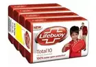 4 X 125g Lifebuoy Total 10 Fresh Soap Antibacterial Soap Free Ship