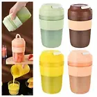 Portable Blender Portable Juicer with 4 Blade 400ml Mini Juicer Cup