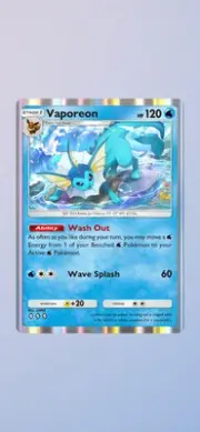 Pokemon TCG Pocket | PTCG Pocket (♢♢♢) Vaporeon (Genetic Apex)