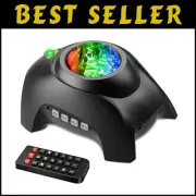Dimmable Galaxy Projector Night Light with White Noise & Timed Shutdown Function