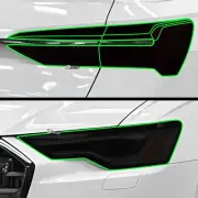 Fits Audi A6 S6 2019-2025 Tail Head Light Precut Smoked PPF Tint Headlight (for: Audi)