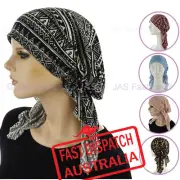 Pre-tied Chemo Scarf Headwear Hair Loss Chemotherapy Head Cover Wrap Soft Jersey