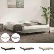 Bed Frame Slatted Mattress Base Bedstead with Wood Frame Bedroom Velvet vidaXL
