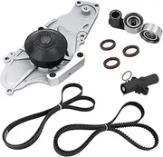 TKH-002 Engine Timing Belt Kit with Water Pump, Compatible with Acura MDX TL RL ZDX TSX RDX Honda Accord Odyssey Pilot Ridgeline Saturn Vue Replace # TKH002