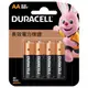 【現折$50 最高回饋3000點】 Duracell 金頂 鹼性電池3號 4入