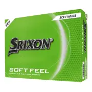 SRIXON SOFT FEEL 2025 2 DOZEN PACK GOLF BALLS - WHITE - NEW IN BOX - VALUE!