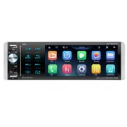 1 Din Touch Screen Car Stereo Radio Bluetooth FM Receiver Carplay Android Auto